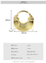 Acrylic Stylish Women's Chain Shoulder Bag - Image 5