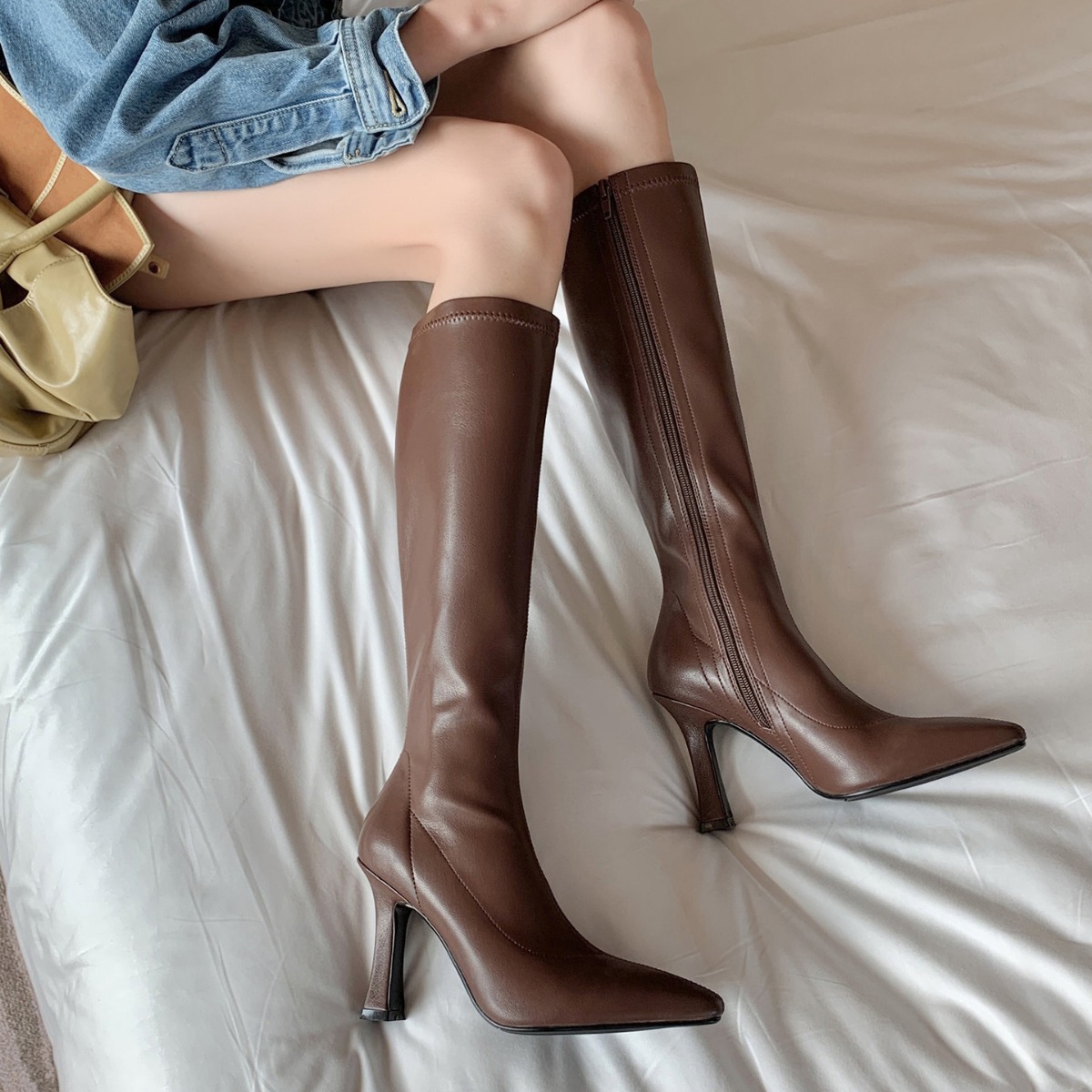 155 High Tube Elastic Boots for Women - Image 1