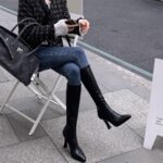 High Tube Elastic Boots for Women - Image 3