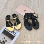 YS Fashion Buckle Round Toe T Sandals
