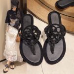 Foreign trade TB home 2025 rhinestone flip flops - Image 5