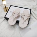 GG herringbone flat slippers European and American brand women's shoes - Image 4