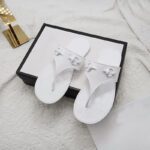 GG herringbone flat slippers European and American brand women's shoes - Image 6