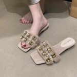 high-end fur slippers for women - Image 2