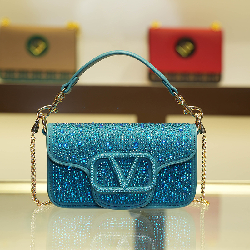 395 New diamond-embedded fashion women's bag - Image 1