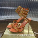 Crystal Pendant Snake Wrap Bohemian Fairy High Heel Wedding Shoes - Image 3