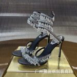 Crystal Pendant Snake Wrap Bohemian Fairy High Heel Wedding Shoes - Image 4