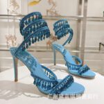 Crystal Pendant Snake Wrap Bohemian Fairy High Heel Wedding Shoes - Image 11