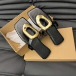 Korean Style Square Thong Flat Sandals - Image 4