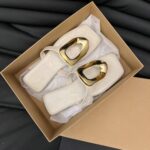 Korean Style Square Thong Flat Sandals - Image 7