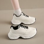 New Sports Casual Women's Solid Color Thick-soled Torre Shoes - Image 4