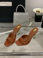 Ysl Fashion Square-Toed High-Heeled - Image 7