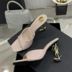 Ysl Fashion Square-Toed High-Heeled - Image 5