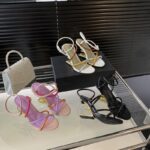 Colorfulful Cross Straps, Blocked Elegant High-Heeled Shoes for Women - Image 2