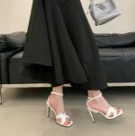 High-Heeled Roman Ankle Strap Shoes - Image 2