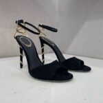 Snake-shaped rhinestone stiletto heels for women - Image 3