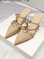 French-style pointed-toe strappy stiletto sandals for women - Image 2
