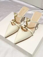 French-style pointed-toe strappy stiletto sandals for women - Image 5
