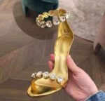 New style gold high heels