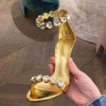 New style gold high heels