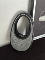 Coperni Genuine Leather Snake Pattern Small Round Bag - Image 3