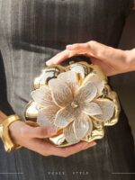 New Style 3D Flower Evening Bag for Women