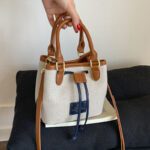 Cross-Border Design Rainbow Woven Bucket Bag - Image 5
