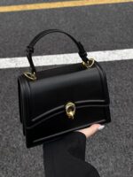 High-end luxury retro style small square handbag for women - Image 7