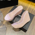 12cm Wedge High Heel Waterproof Platform Transparent Heel For Women - Image 7