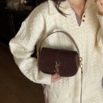 New Spliced ​​Deerskin Velvet Shoulder Saddle Bag - Image 8