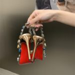 Mi Ting Colorful Rhinestone High-Heeled Transparent Strap Crystal Shoes - Image 10
