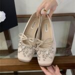 2026 New Spring and Autumn Model, Stunning Mary Jane Shoes with Rhinestones - Image 2