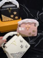 New High-End Texture Stone Pattern Bag