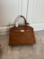 Demellier Hand-Held Tote Bag Large Capacity Genuine Leather Handbag - Image 6