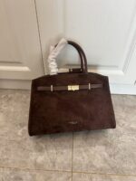 Demellier Hand-Held Tote Bag Large Capacity Genuine Leather Handbag - Image 7