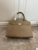 Demellier Hand-Held Tote Bag Large Capacity Genuine Leather Handbag - Image 8