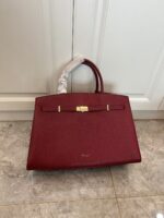 Demellier Hand-Held Tote Bag Large Capacity Genuine Leather Handbag - Image 9