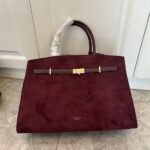 Demellier Hand-Held Tote Bag Large Capacity Genuine Leather Handbag
