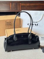 Coach Leather Versatile Handbag - Image 6