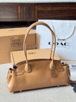 Coach Leather Versatile Handbag - Image 7