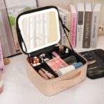 Large Capacity Full Screen Mirror Portable Travel Cosmetic Storage Bag - Image 2