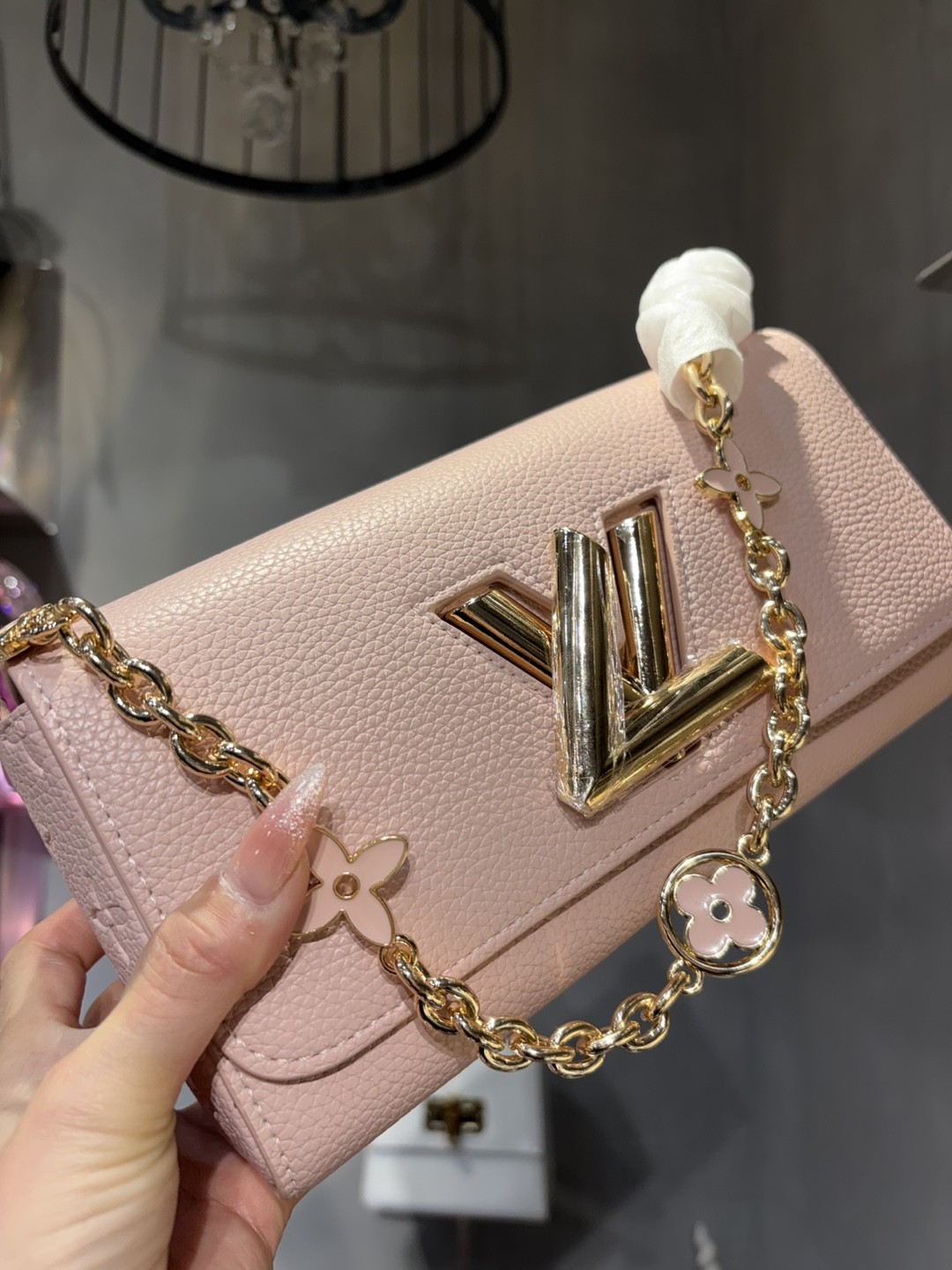 933 Classic L Brand New Twist Retro Versatile Chain Ripple-Pattern Bag - Image 1
