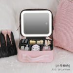 Large Capacity Full Screen Mirror Portable Travel Cosmetic Storage Bag - Image 4