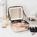 Large Capacity Full Screen Mirror Portable Travel Cosmetic Storage Bag - Image 7