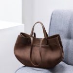 Polene France New Autumn and Winter Suede Large-Capacity Shoulder Tote Bag