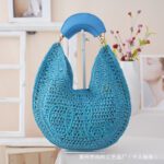 Women's Colorful Woven Seaside Vacation Beach Bag - Image 2