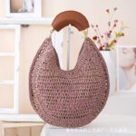 Women's Colorful Woven Seaside Vacation Beach Bag - Image 3