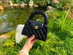Chanel-Style Quilted Handbag for Women - Image 3