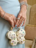 UGALS Fairy Butterfly Mini Acrylic Diamond Elegant Evening Handbag - Image 3
