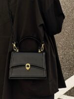 High-end luxury retro style small square handbag for women - Image 2